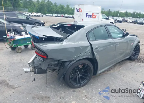 2023 Dodge Charger Scat Pack Widebody из США, поврежденный, VIN 2C3CDXGJ8PH684766